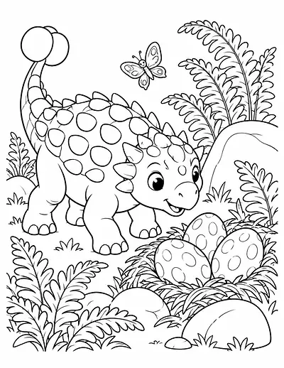 Dinosaur Discovery coloring page