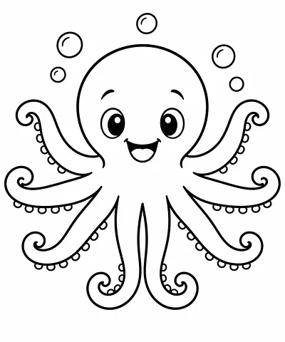 Under the Sea coloring page pack